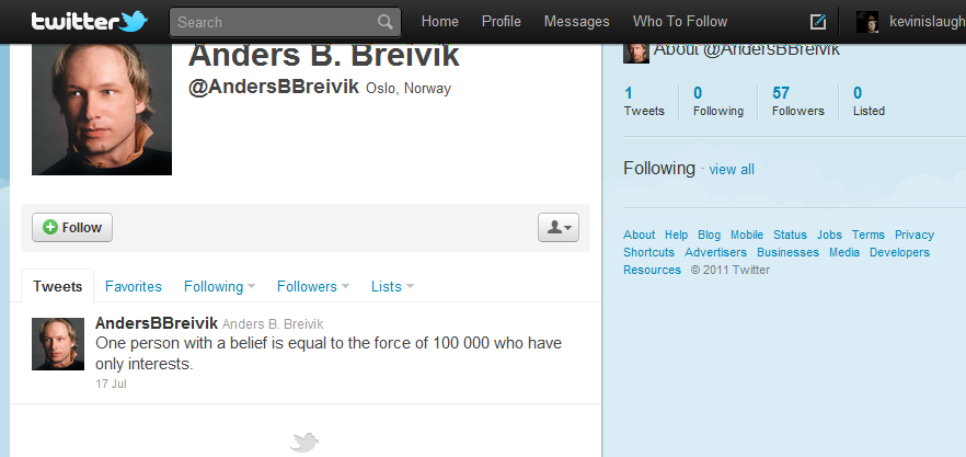 anders behring breivik twitter